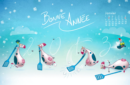 Le fond d&rsquo;écran qui meuh