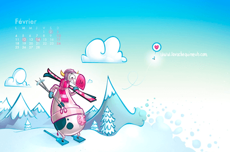 Le fond d&rsquo;écran du meuh de février !