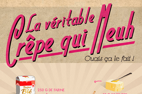 La véritable recette de la Crêpe qui meuh