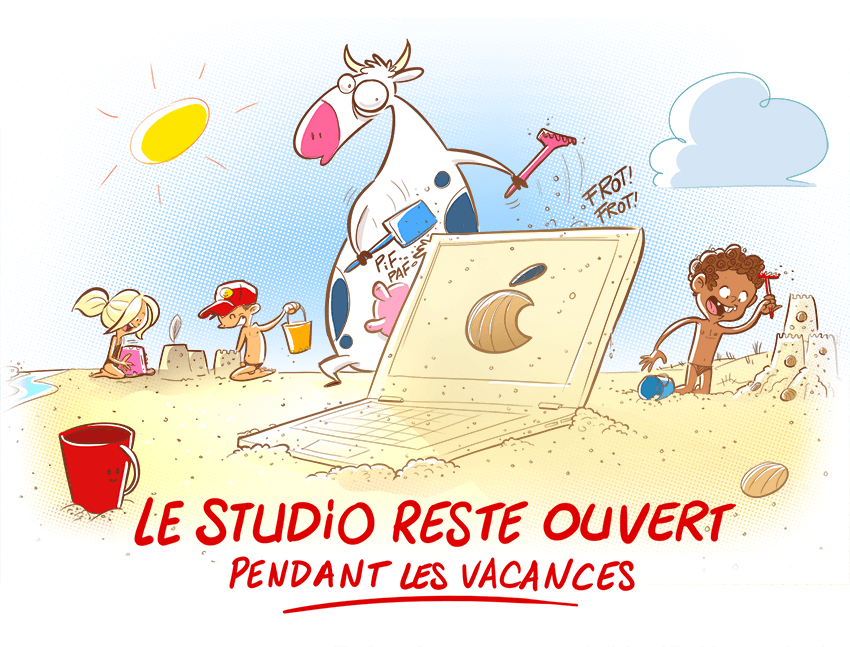 Le studio est ouvert tout l&rsquo;été