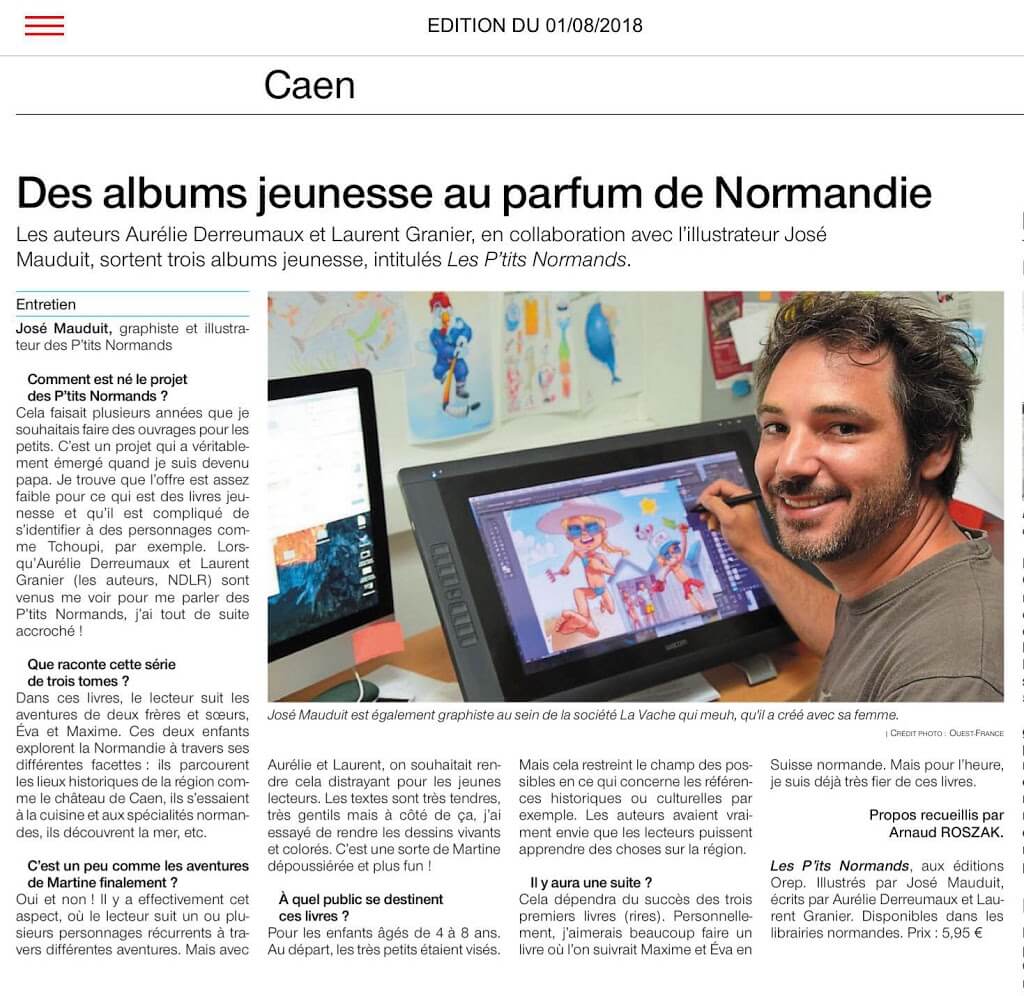 Les P&rsquo;tits Normands dans le Ouest-France