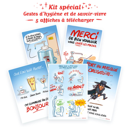 Kit spécial gestes d’hygiène et savoir-vivre