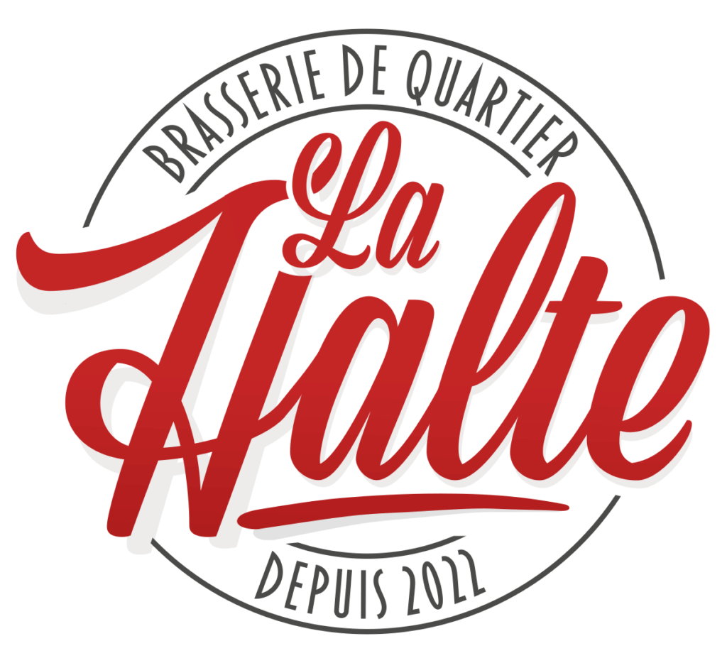 Logo vectoriel La Halte - Brasserie de Quartier depuis 2022